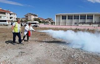 Beren Bebek Çocuk Akademisinde deprem tatbikatı