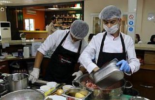 Beyaz kalplerin aşçıları kıyasıya yarıştı