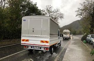 Beykoz’da yollar gölete döndü