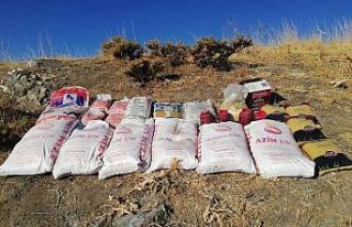 Bitlis’te 650 kilogram yaşam malzemesi ele geçirildi