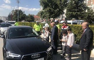 Bozüyük’te yaya geçidi nöbeti etkinliği