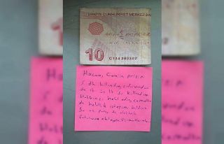 Caminin elektrik ve suyunu kullanan kişi 10 TL bırakıp...