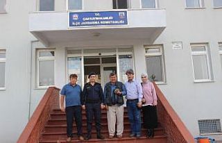 Çanlı gazetecilerden Teğmen Çalış’a ziyaret