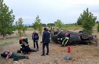 Denizli’de trafik kazası: 2 yaralı