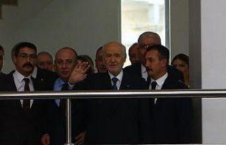 Devlet Bahçeli parti genel merkezine geldi