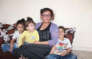 Dini nikahlı eşinden şiddet gördü, 4 çocuğuyla...