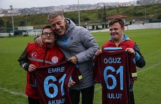 Down sendromlu çocuklar en büyük hayalini gerçekleştirdi