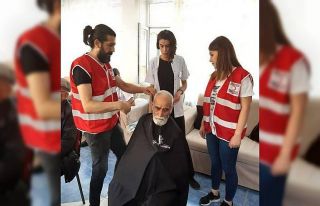 Dünya Yaşlılar Günü’nde Huzurevi sakinleri...