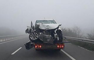 Edirne’de sis kazaya neden oldu: 3 yaralı