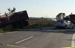 Edirne’de trafik kazası: 1 ölü