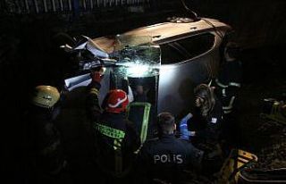 Ehliyetsiz sürücünün kullandığı araç dere...