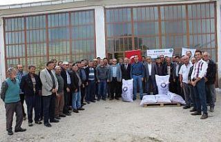 Emet’te çiftçilere Macar fiği tohumu dağıtıldı