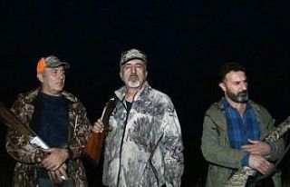 Erciş’te yaban domuzlarına sürek avı