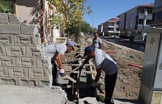 Erzincan’da yol genişletme çalışmaları devam...
