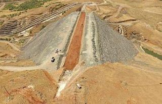 Erzurum Hınıs Başköy Barajında çalışmalar...