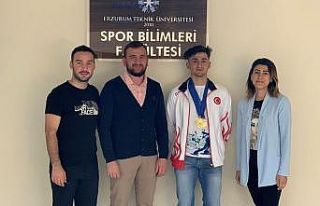 Erzurum Teknik Üniversitesinde madalya sevinci