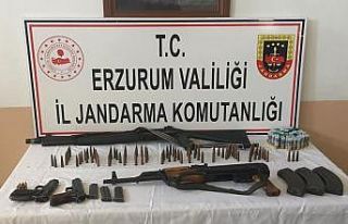 Erzurum’da kaçak silah operasyonu