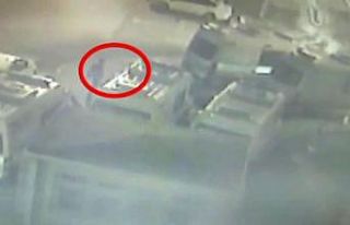 Fatih’te ambulansın çalınma anı kamerada