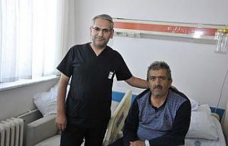 Felçli hastanın daralan üç beyin damarı ameliyatsız...