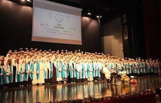 Genç hafızların icazet merasimi yapıldı