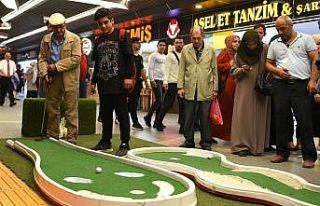 Golf keyfi yer altına indi