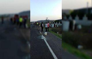 Hatay’da trafik kazası: 20 yaralı