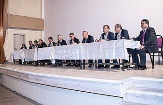 Isparta Valisi Seymenoğlu, Keçiborlu’da muhtarlarla...