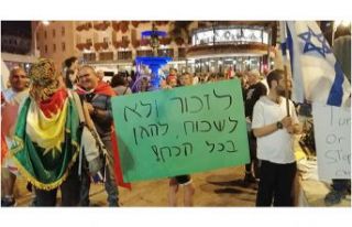 İsrail'de terör örgütü YPG/PKK'ya destek...