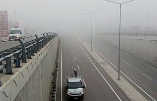 İstanbul-Çanakkale yolunda yoğun sis