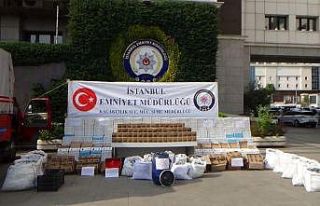 İstanbul’da düzenlenen operasyonda binlerce paket...
