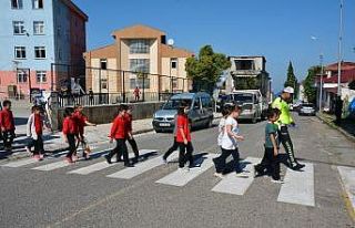 Kabadüz’de ’Yaya Geçidi Nöbeti’ etkinliği