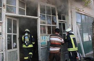 Karaman’da depoda çıkan yangın korkuttu