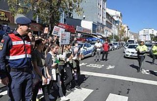 Kars’ta, “Yaya Güvenliğinin Nöbetçisiyiz”...