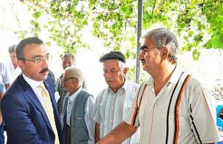 Kaymakam Arslan, Kalem mahalle halkı ile bir araya...