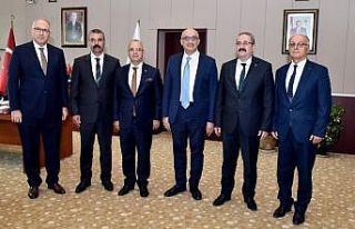 Kaymakam Sağlam ve Başkan Kayda’dan Rektör Ataç’a...