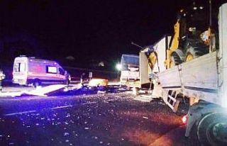 Kulu’da tır ile kamyon çarpıştı: 2 yaralı