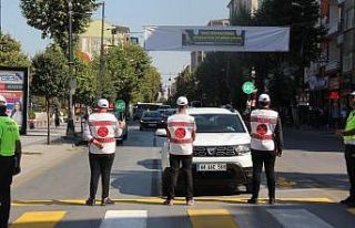 Malatya’da “Yaya geçidi nöbeti” etkinliği...