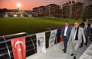 Manisa’daki spor tesisinin açılışı öncesi...