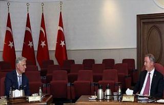 Milli Savunma Bakanı Akar, O’Brien’ı kabul etti