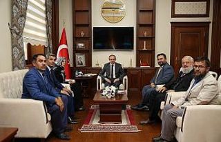 Müftü Başoğlu Vali Epcim’i ziyaret etti