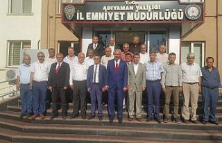 Muhtarlar, Emniyet Müdürü Ergüder ile bir araya...