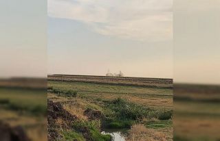 Nusaybin’e roketin düşme anı kamerada