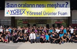 Öğrenciler YÖREX Fuarında yeni tatlar keşfetti