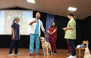 Osmangazi Belediyesi öğrencilere hayvan sevgisi...