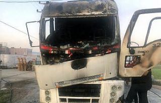 Park halinde yanmaya başladı