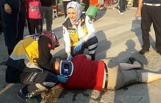 Sakarya’da bisikletli kadının çarptığı adam...