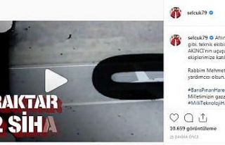 Selçuk Bayraktar: "Teknik ekibimizle birlikte...