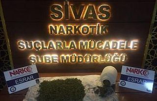Sivas’ta uyuşturucu operasyonunda 3 tutuklama