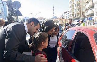 Sungurlu’da yaya güvenliğinin nöbetçisiyiz uygulaması