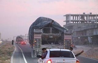 Suriye sınırına zırhlı araçlar sevk ediliyor